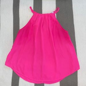Bright Pink Alya top. Size small